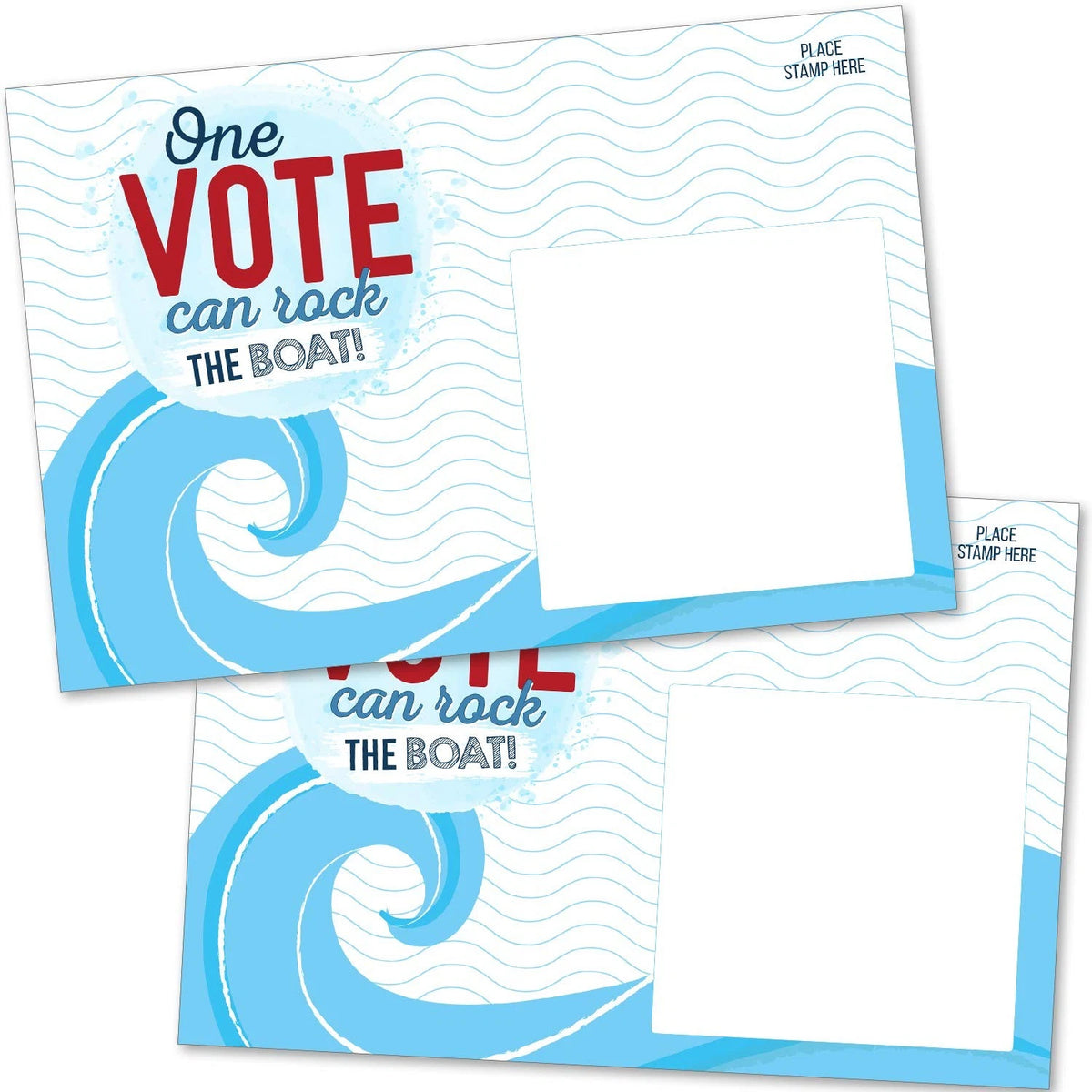 Bulk Voter Postcards 4x6” for Elections (100 Count) - One Vote Can