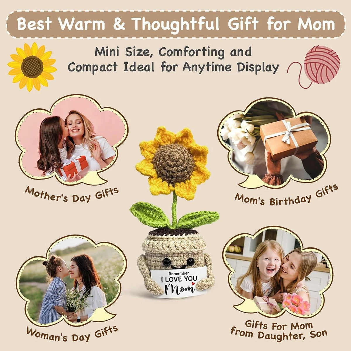 Mini Birthday Gifts for Mom from Daughters - Remember I Love You MOM