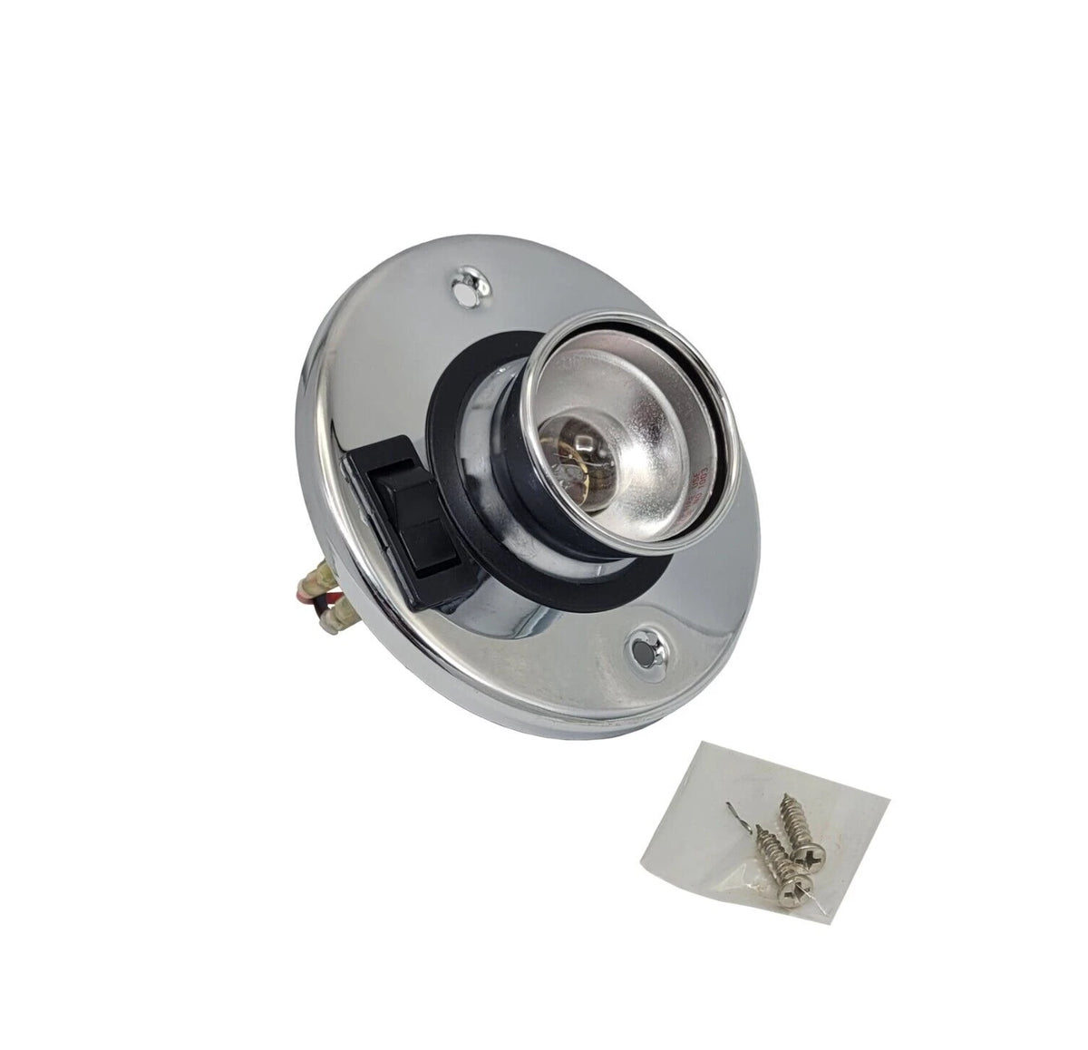 12V Directional Reading Light Chrome for RV Conversion Van (14100)