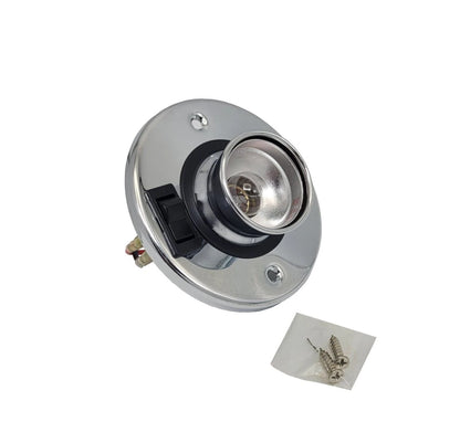 12V Directional Reading Light Chrome for RV Conversion Van (14100)