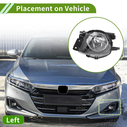 1 Pc Left Fog Light Grill for BMW 330i (2006–2008) No. 63176948373 Clear