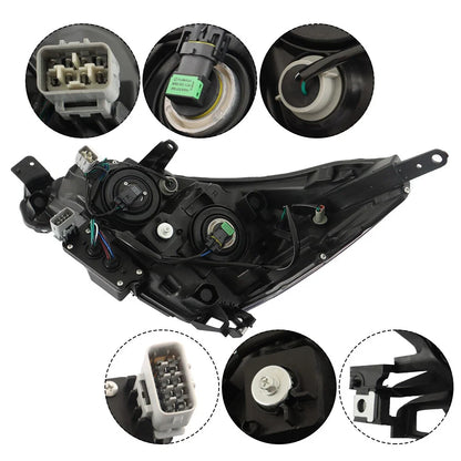 Headlights Pair for Subaru Forester (2017–2018) Halogen Clear