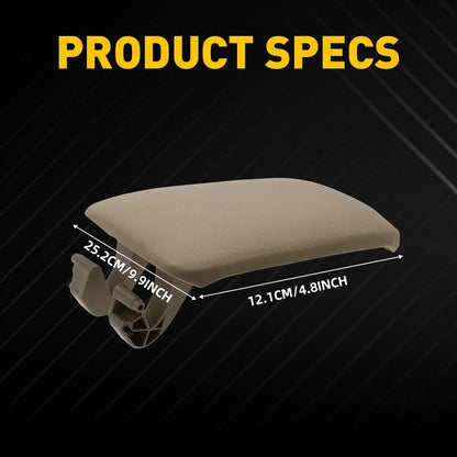 Beige Leather Armrest Center Console Lid Cap for Audi A3 8P (2003–2013) 8P0864245P