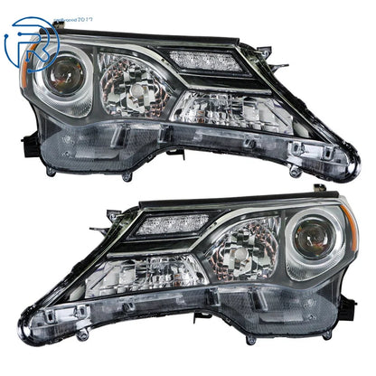 Set of 2 Halogen Headlights for Toyota RAV4 (2013–2015) Left+Right Side