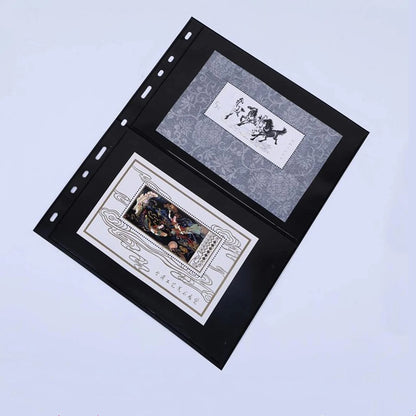 20 Sheets Stamp Pages for Collection Album Binder Book (7-3/4" x 5-1/5")