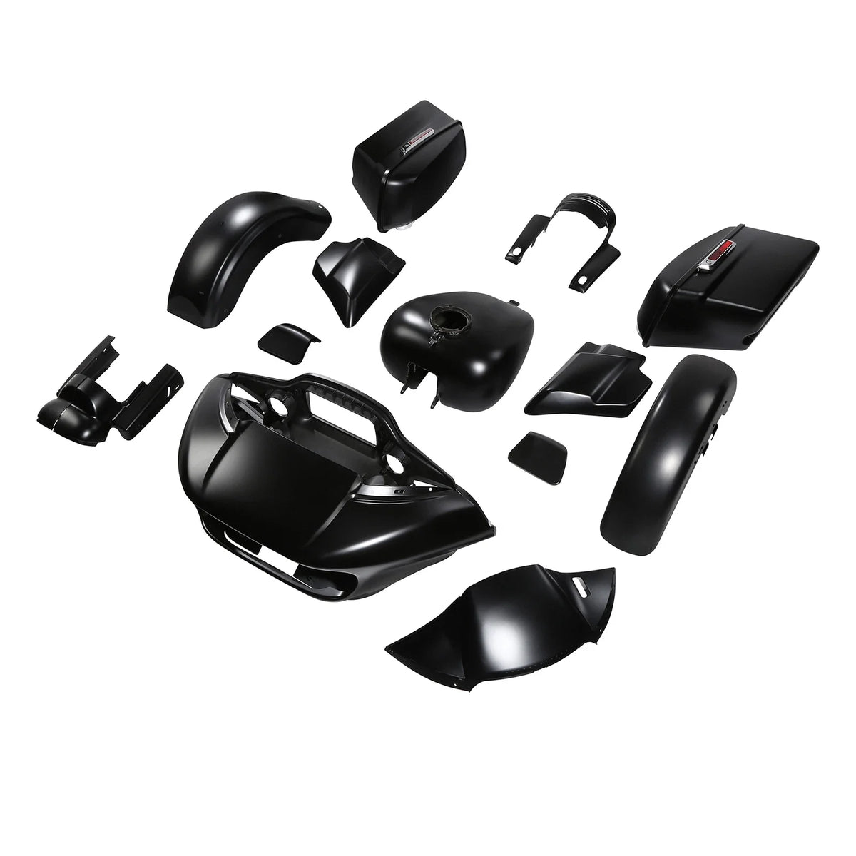 Fairings Body Work Kit for Harley CVO Road Glide (2015–2024) Black Denim