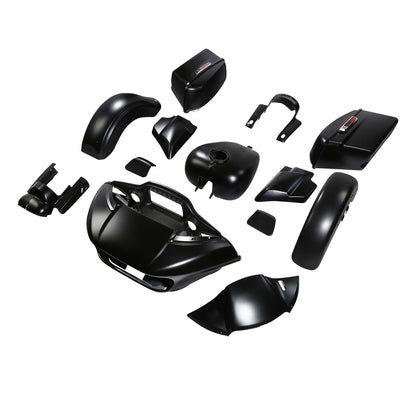 Fairings Body Work Kit for Harley CVO Road Glide (2015–2024) Black Denim