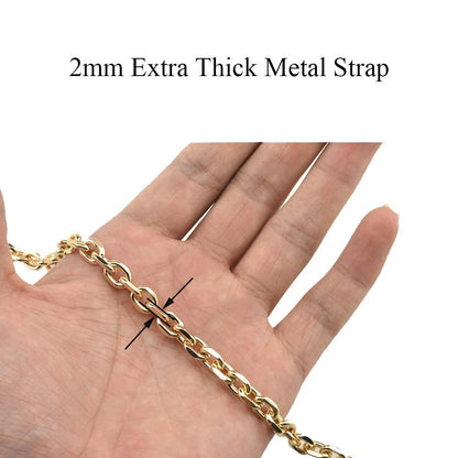 Chain Strap for Mini Pochette Purse (51.2 Inches, Gold)