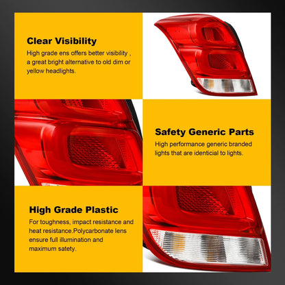 Driver Side LED Tail Light for Chevrolet Trax (2017–2022)