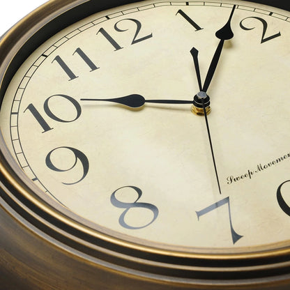 10'' Non Ticking Wall Clock for Home Decor (Classic Silent)