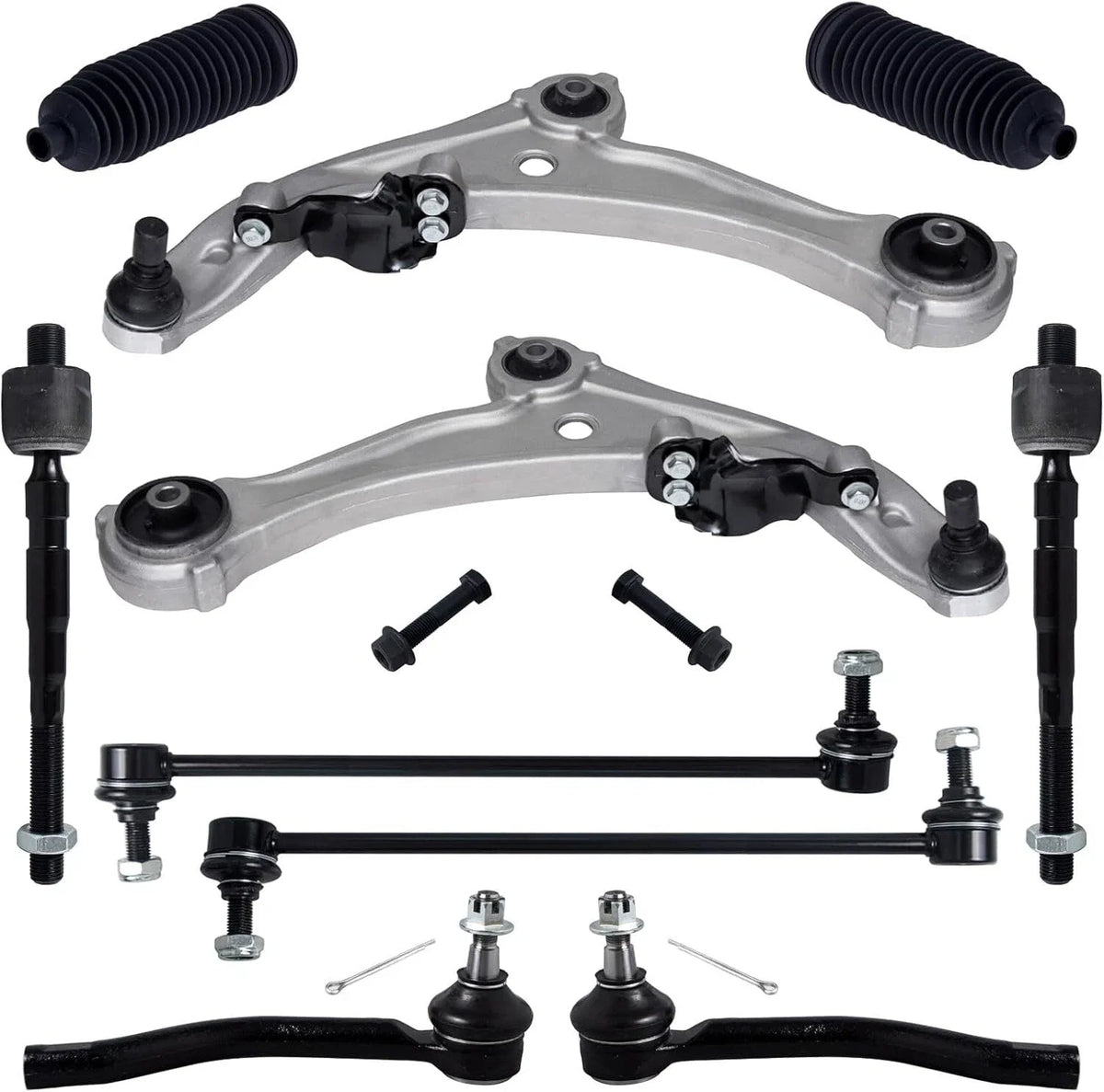 10pc Suspension Kit Lower Control Arms for Nissan Altima (2007–2013)