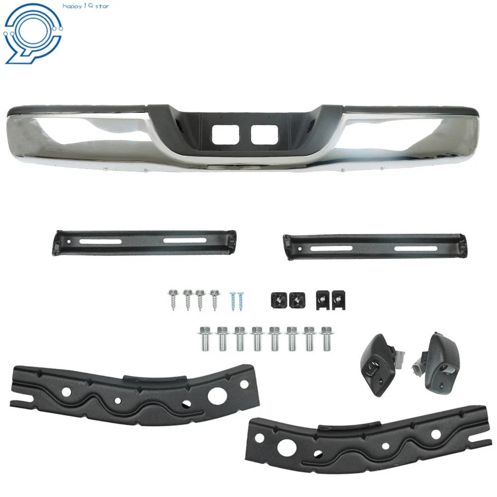 Chrome Rear Step Bumper for Toyota Tundra (2000–2006)