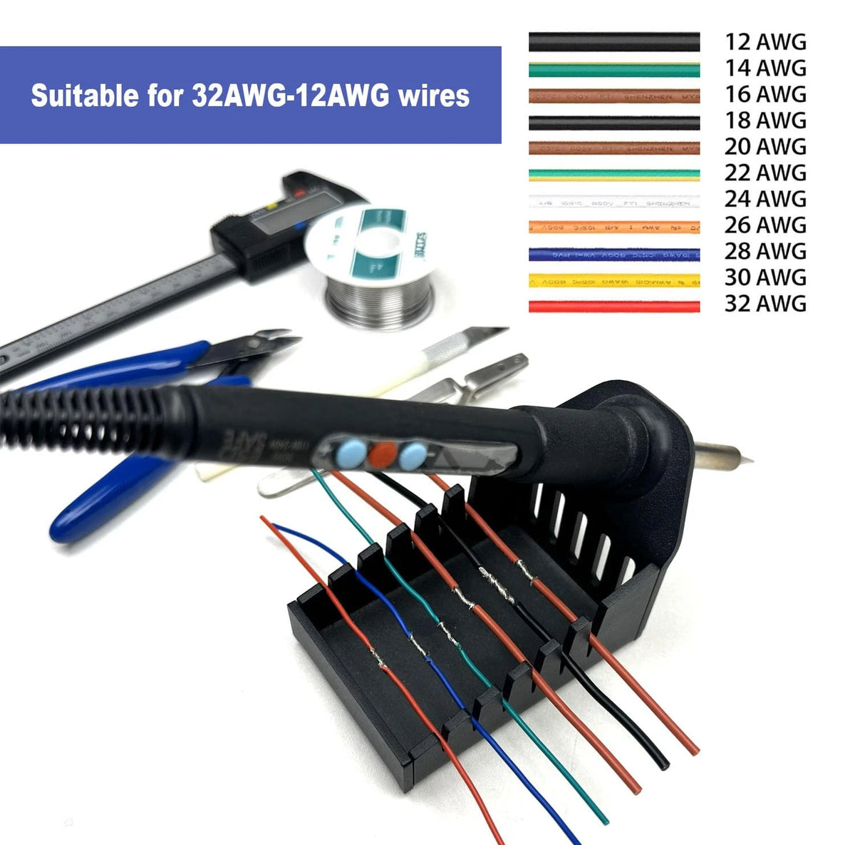 Soldering Wire Holder Stand for Soldering Projects