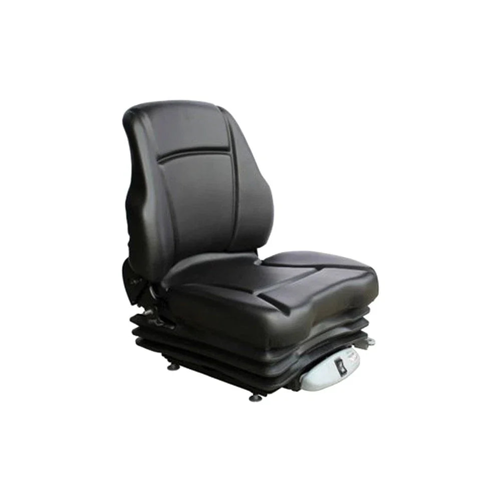 Low Back Seat for Bush Hog S8302049 (Fits ) Black Vinyl Air Suspension