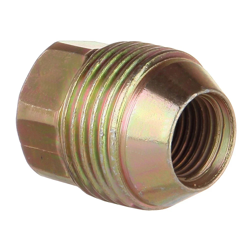 24X Gold Open End Lug Nuts for Chevrolet Silverado 1500, Tahoe, GMC Yukon (2007–2023)