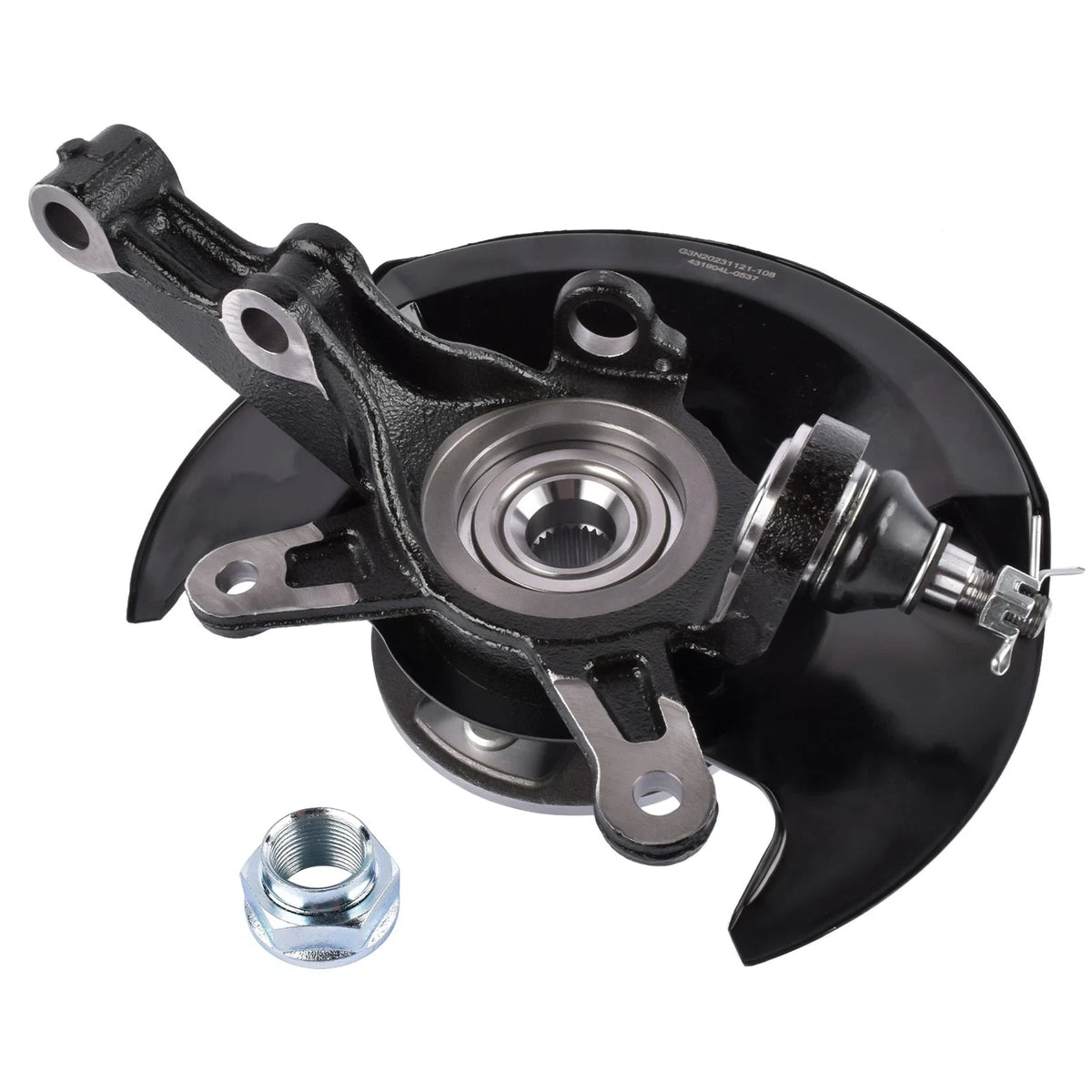 Front Left Steering Knuckle & Wheel Hub Bearing for Honda Civic (2003–2005)