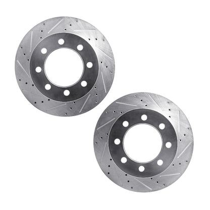 Drilled and Slotted Rotors for Dodge Ram 2500/Ram 3500 (2003–2008) ALX-PAU-DF-7002-40061-CLA1