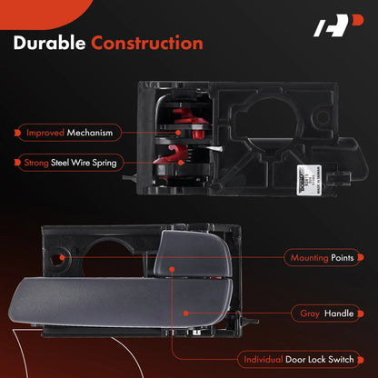 Rear Right Interior Door Handle for Kia Rio/Rio5 (2006–2011) 83620-1G000XI, 836201G000XI, 82419