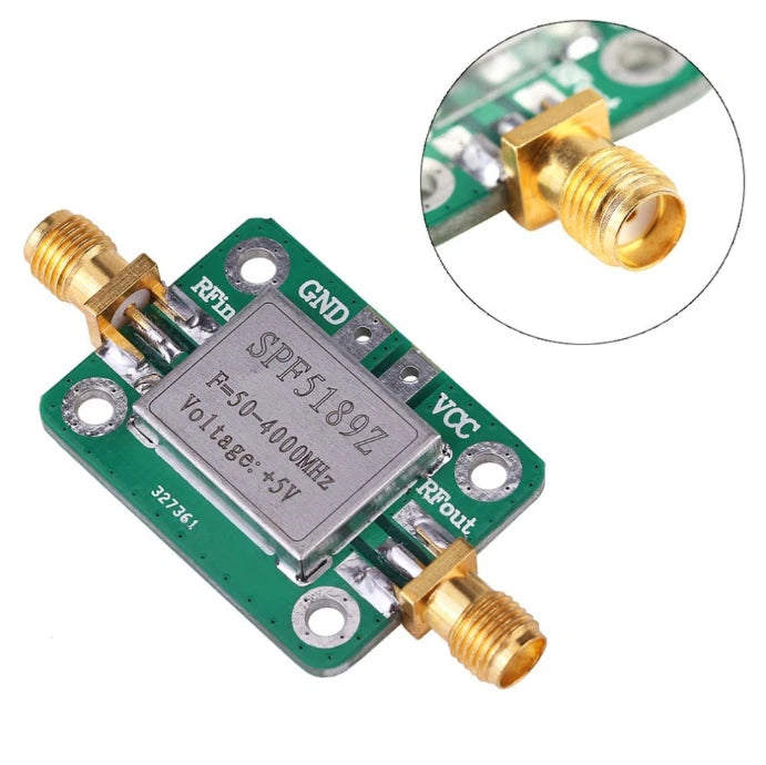 2X RF Low Noise FM Amplifier Signal Receivers SPF5189 (50-4000 MHz)