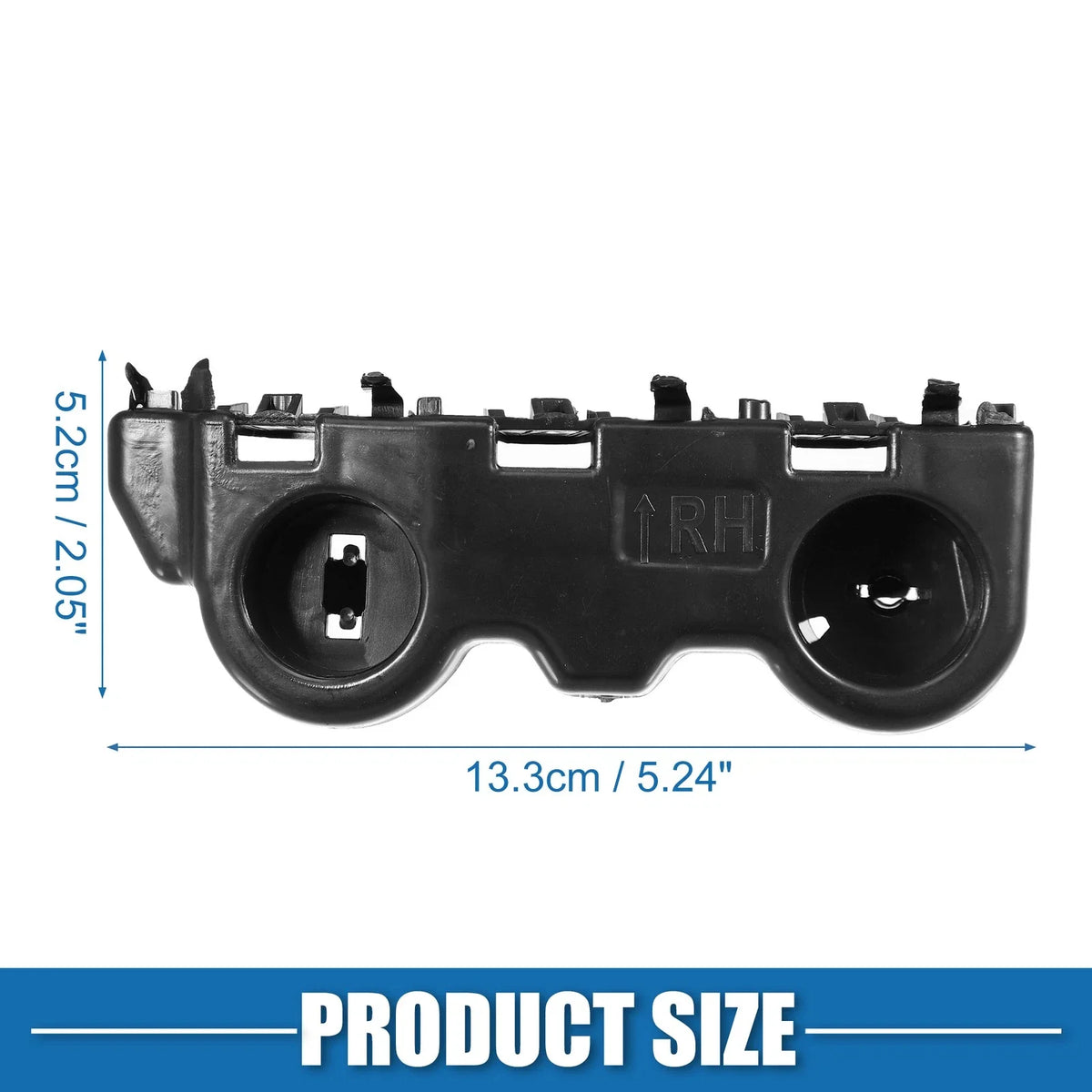 Right Passenger Side Bumper Bracket No. 622245RB0A for Nissan Kicks (2017–2020)