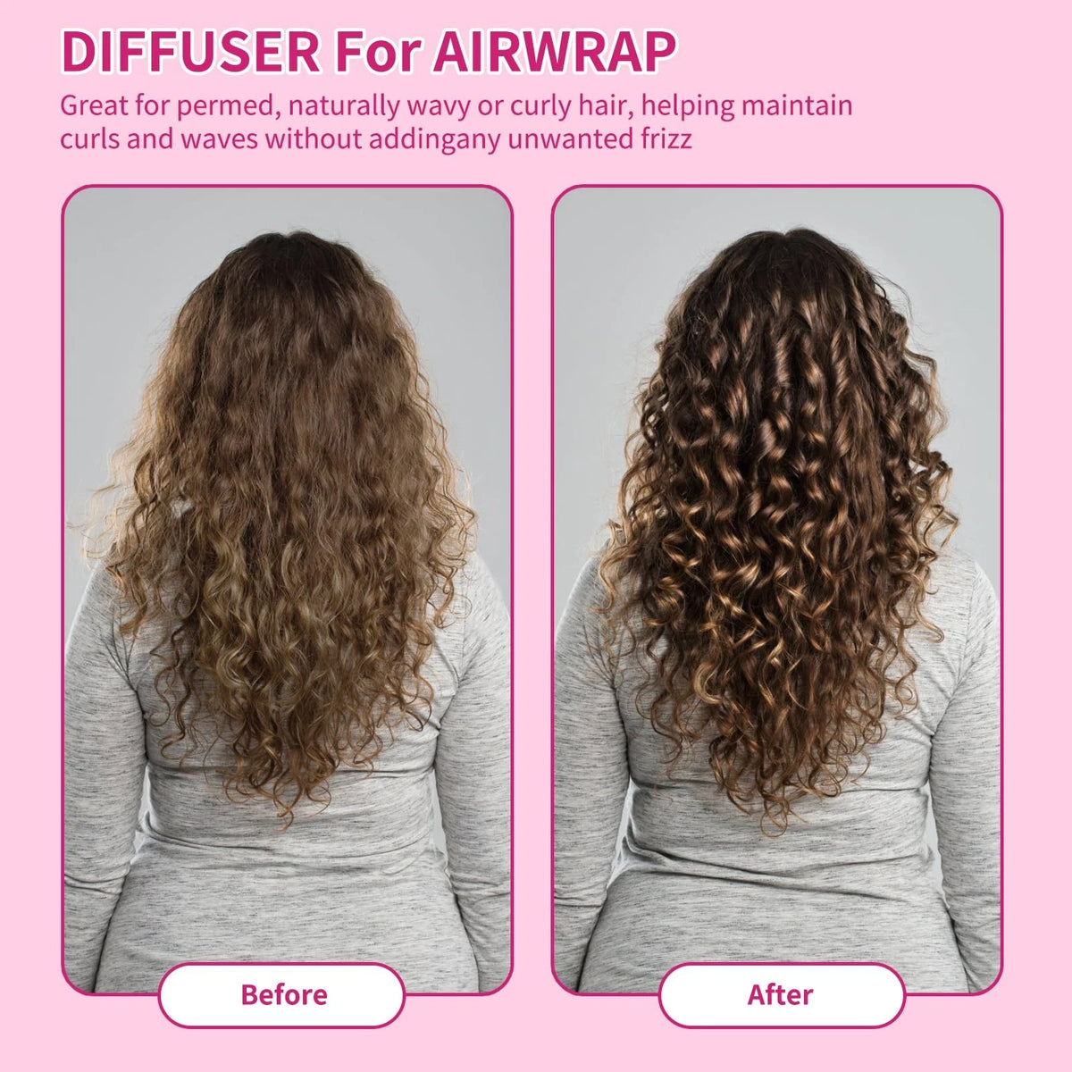 Upgraded Large Diffuser for Dyson Airwrap Styler HS08 HS05 HS01