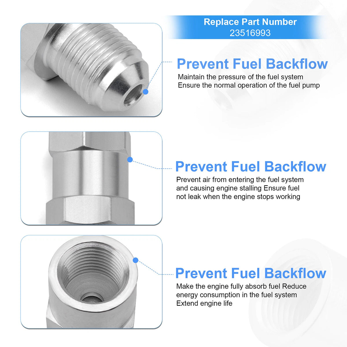 Fuel Check Valve for Detroit Diesel S60 12.7L Engine (1997–2007)