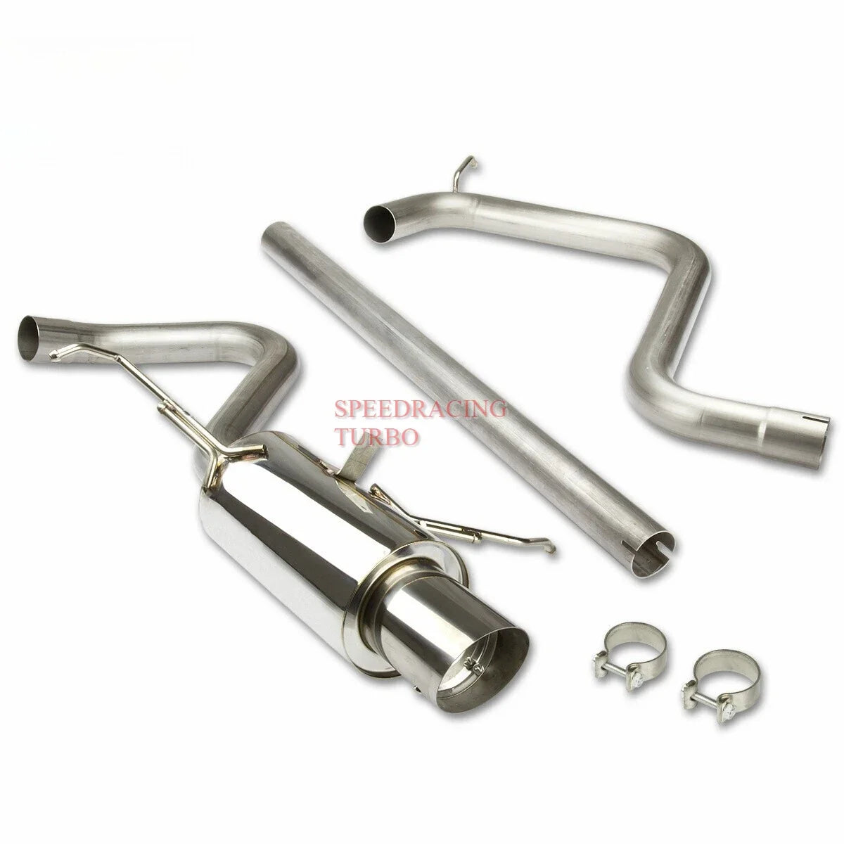Stainless Catback Exhaust Muffler Slant Tip for PT Cruiser 2.4 (2001–2010)