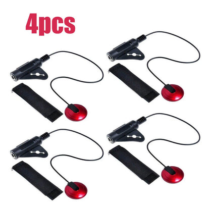 4Pcs Piezo Contact Microphone Pickup for Guitar Violin Banjo Mandolin