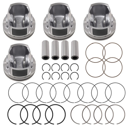 Set of 4 Pistons & Rings Kit for Chevy Cruze Sonic Trax Encore (2011–2021)