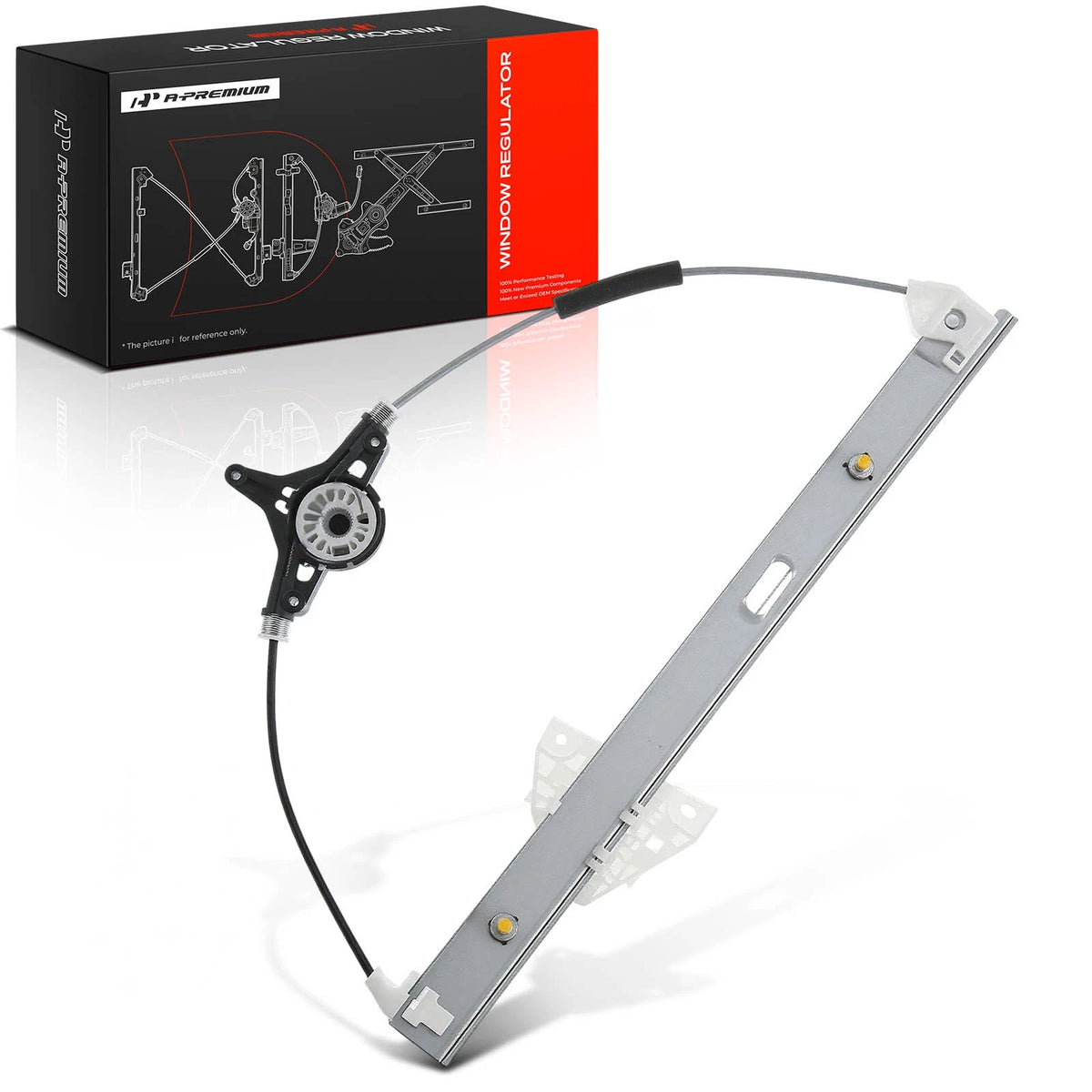 Front Passenger Side Power Window Regulator for Mazda 3 (2010–2013) - BBM4-58-590, BBM4-58-590A, BBM4-58-590B, BBM4-58-590C, 752-496, 752496, 670331G, MA1351122