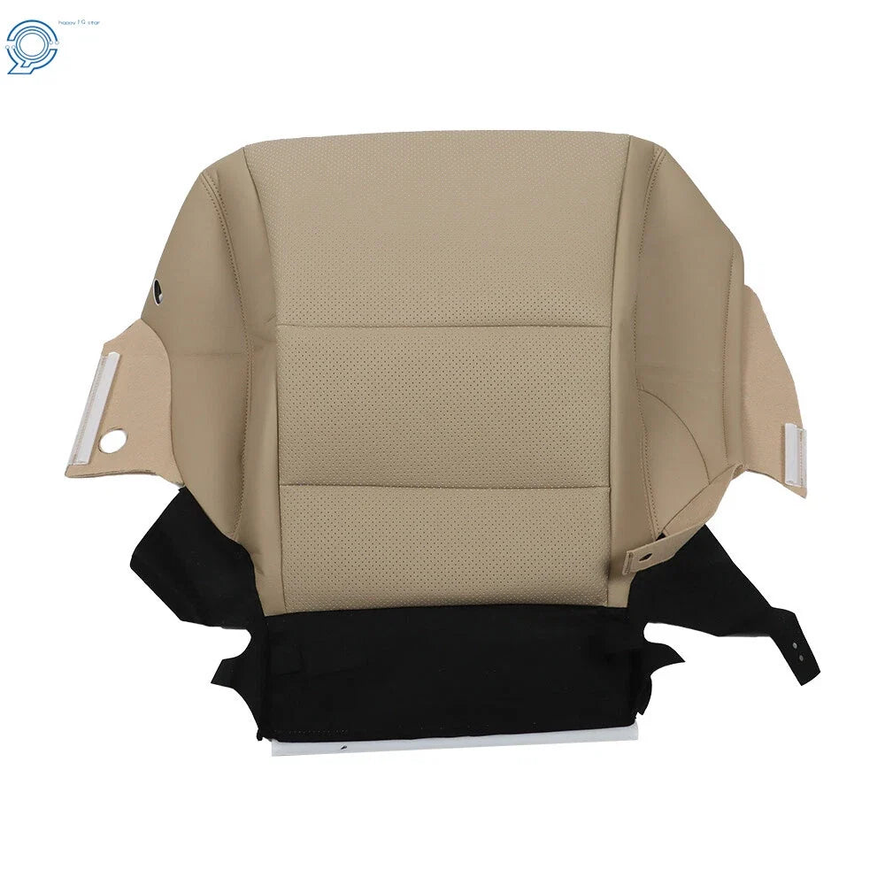 Driver Side Bottom Seat Cover for Honda Accord (2013–2017) Perforated Leather Tan