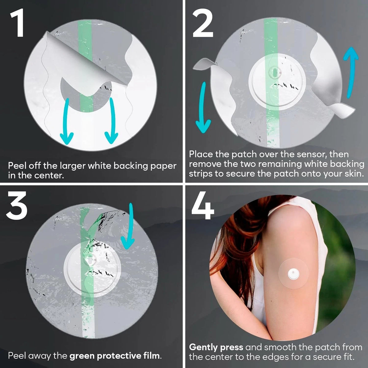 50PCS Waterproof Sensor Covers for Freestyle Libre 3