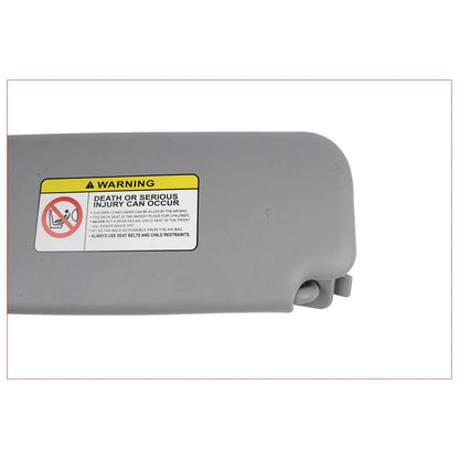 Front Passenger Sun Visor for Hyundai Accent (2011–2015) Gray Right
