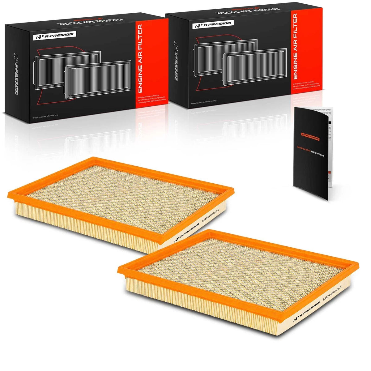 2X Engine Air Filter for Jeep Grand Cherokee (1993–2004) | 1378082200, CA7440
