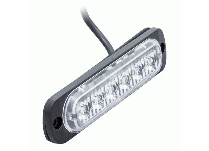 Metra HE-MULTE-6WA 4.4" LED White/Amber Municipal Safety Light