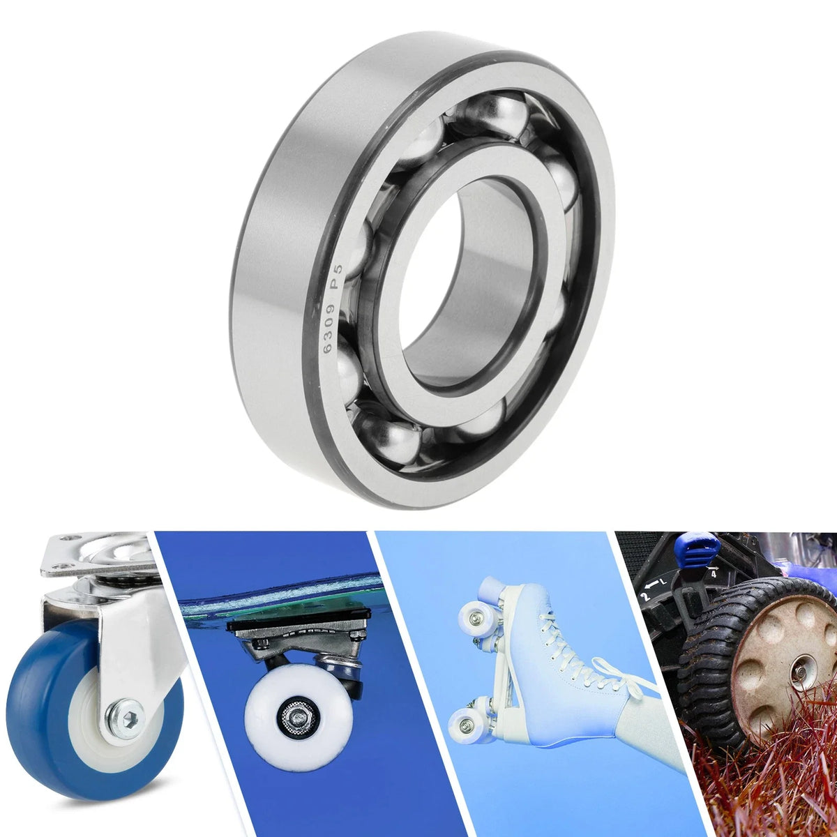 6309 Deep Groove Ball Bearing for Scooter Skateboard Wheel (P5)