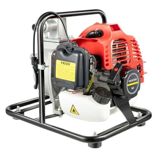 Gas Powered Water Pump for Water Transfer (1 Inch, 2 Stroke, 2HP)