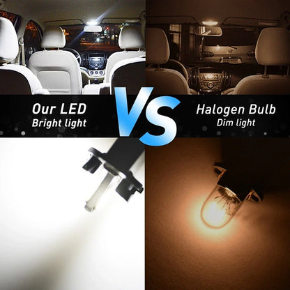 10x LED Light Bulb T10 194 2825 for Automotive (Universal Fit)