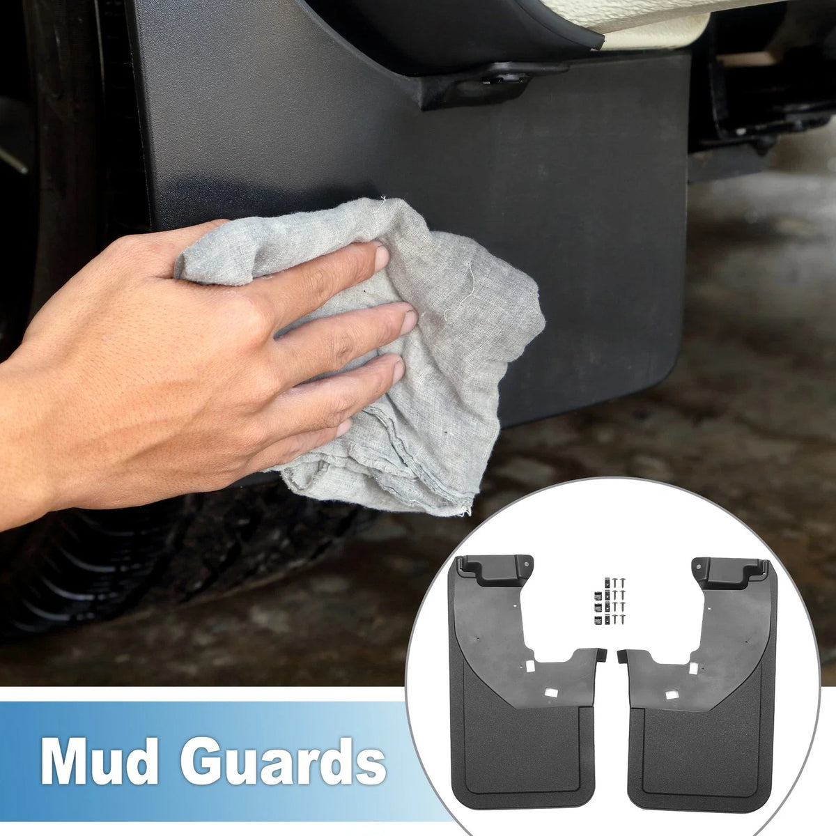 Rear Side Mud Flap Splash Guard for Ford Bronco (2021–2024)