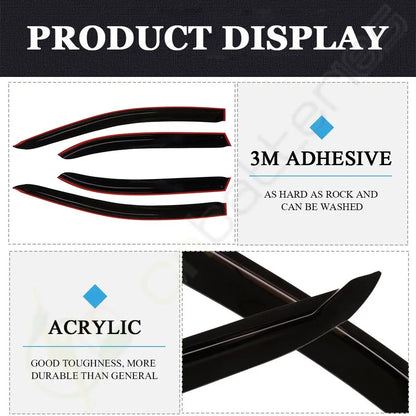 Window Vent Deflectors for Toyota Corolla Sedan (2003–2008)