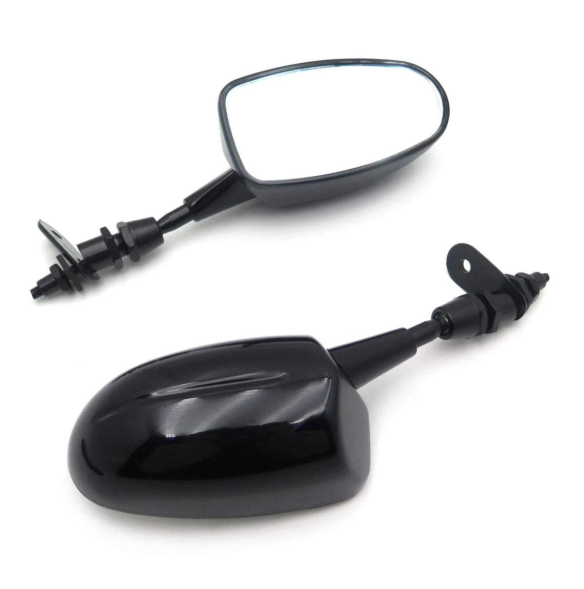 Mini Racing Mirror for Yamaha YZF R6 (2006–2008), YZF R1 (2002–2008) Black