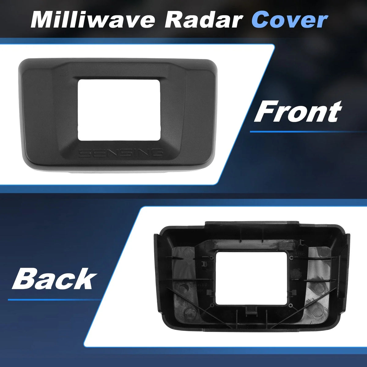 Front Bumper Distance Sensor Milliwave Radar Cover for Honda Accord (2018–2022)