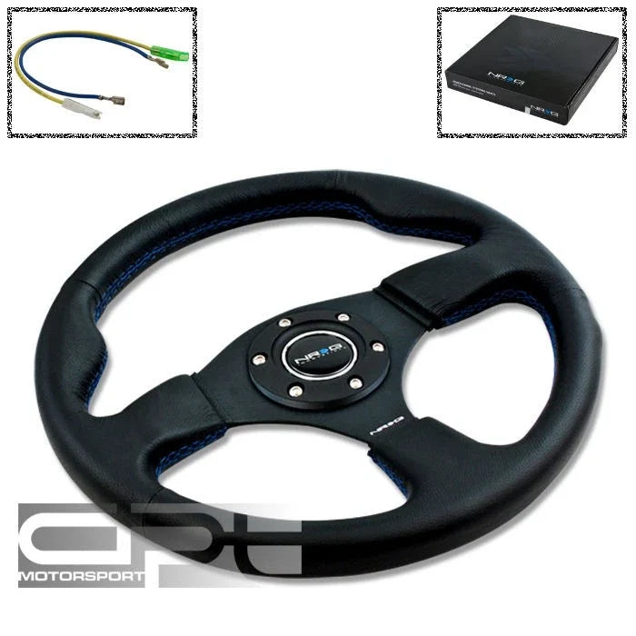 NRG 320mm 6-Hole Racing Steering Wheel for JDM Vehicles