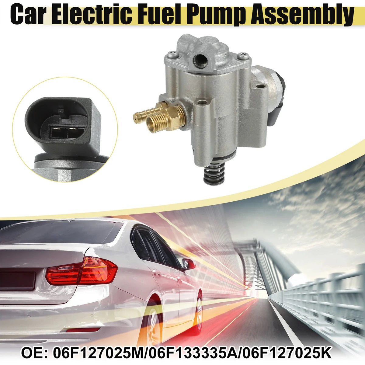 High Pressure Fuel Pump for Audi A3 Base 2.0L (2006–2008) No. 06F127025M