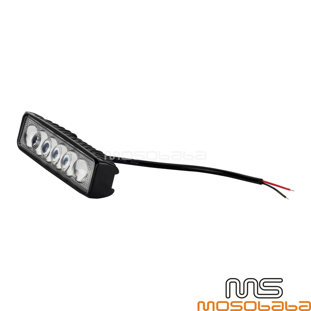 6" LED Light Bar Spot Fog Driving Lamp for Harley Dyna Softail FXST FLS