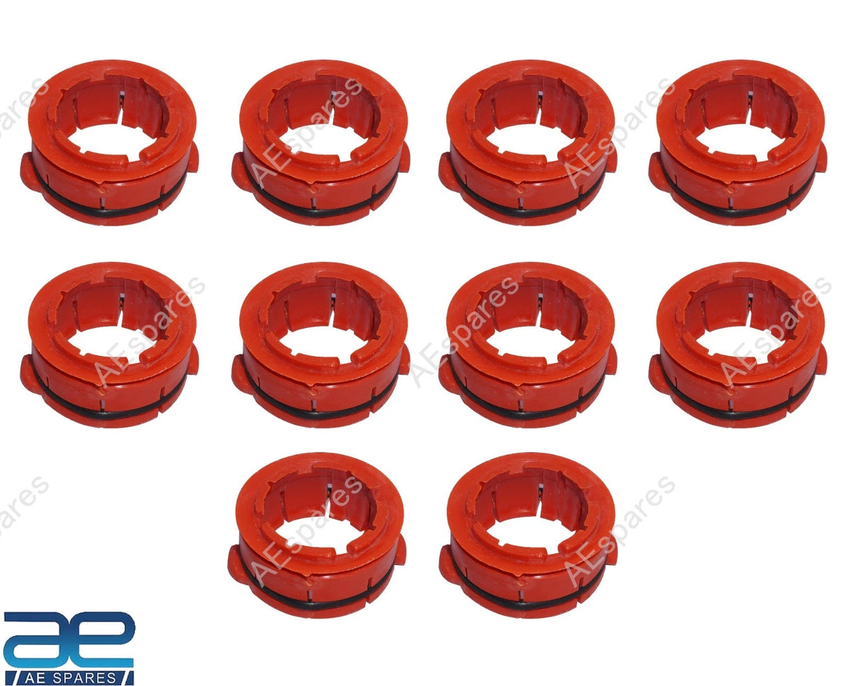 Pack of 10 Shifter Lever Bush Cut Type Red for Tata Telcoline Sumo