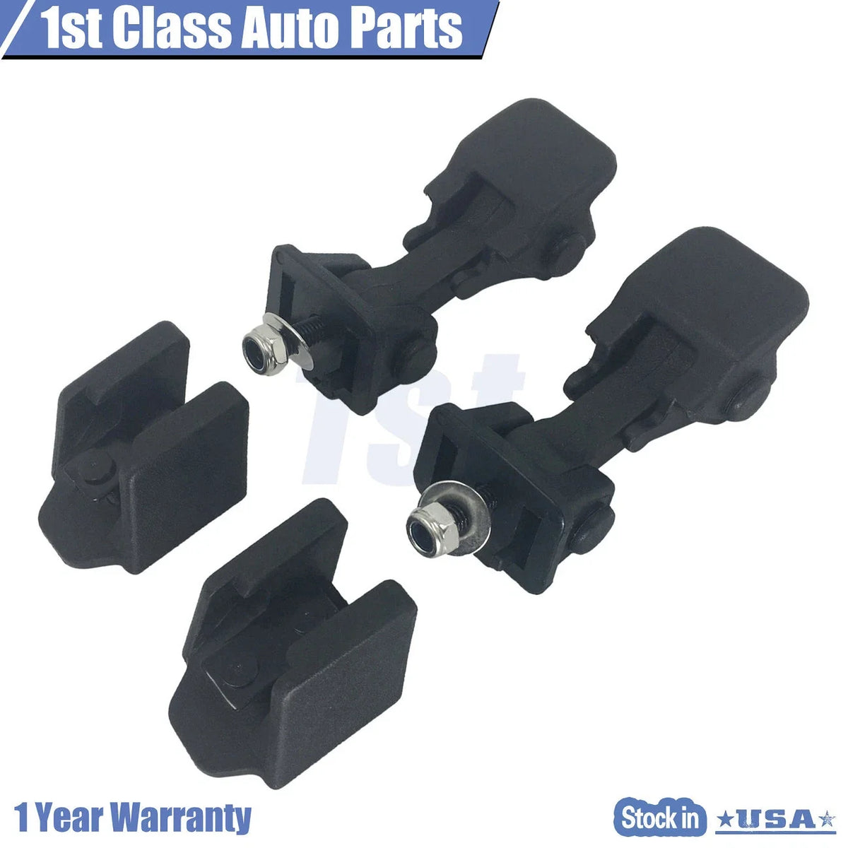 Hood Latch Catch & Bracket Pair for Jeep Wrangler TJ (1997–2006)