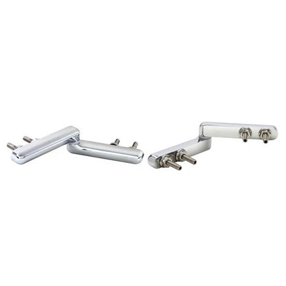 Set of 2 Chrome Plated Trunk Deck Lid Hinges for 91652817