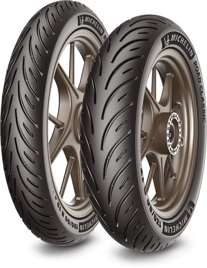 Michelin 110/80B-18 Road Classic Front Motorcycle Tire V-Rated (65001)