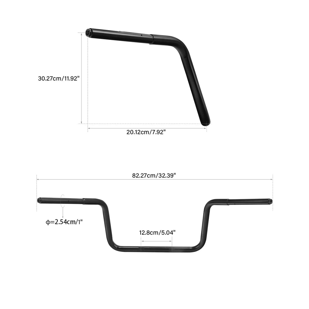 12" Rise Ape Hanger Handlebar for BMW R18 B Transcontinental (2021–2025)